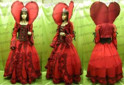 画像1: 特売★ ハートの国のアリス ビバルディ風 原作版 ●コスプレ衣装 ■■