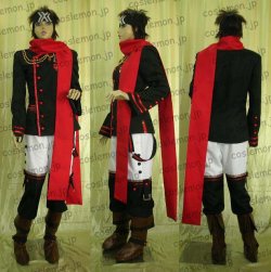 画像1: D.Gray-man 公式ファンブック 灰色ノ聖櫃 ラビ風 新団服 新作 ●コスプレ衣装