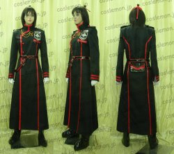 画像1: D.Gray-man 公式ファンブック 灰色ノ聖櫃 神田ユウ風 新団服 ●コスプレ衣装