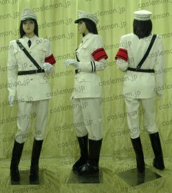 画像1: 咎狗の血 アキラ風 白 軍服 Ver. ●コスプレ衣装