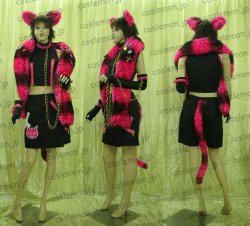 画像1: クローバーの国のアリス チェシャ猫 ボリス＝エレイ風 ●コスプレ衣装