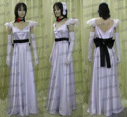 画像1: VOCALOID2 初音ミク サンドリヨン風 白ドレス セット ●コスプレ衣装