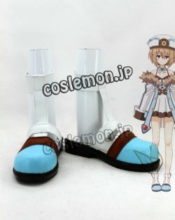 画像1: 超次元ゲイム ネプテューヌ Blanc ブラン コスプレ靴 ブーツ