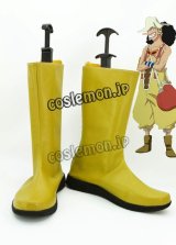 ONE PIECE ワンピース ウソップ風 03 コスプレ靴 ブーツ