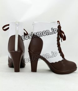 画像3: ニキの愛されコーデ風 チョコレート コスプレ靴 ブーツ