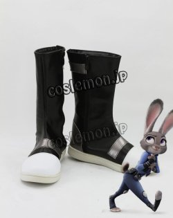 画像1: Zootopia ズートピア ジュディ・ホップス風 Judy Hopps コスプレ靴 ブーツ