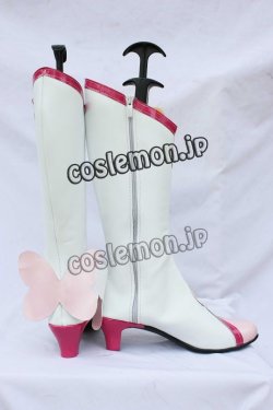 画像2: プリキュア 花咲つぼみ風 キュアブロッサム コスプレ靴 ブーツ
