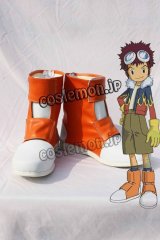 デジモンアドベンチャー 八神太一風 やがみ たいち コスプレ靴 ブーツ 