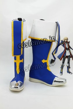 画像1: BLAZBLUE ブレイブルー ジン=キサラギ風 02 コスプレ靴 ブーツ