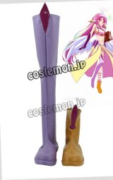 ノーゲーム・ノーライフ NO GAME NO LIFE ジブリール風 コスプレ靴 ブーツ