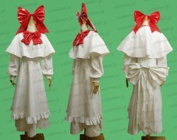 画像1: 東方Project 上海人形風 白バージョン エナメル製 コスプレ衣装