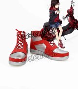 RWBY ルビー風 Ruby Rose コスプレ靴 ブーツ