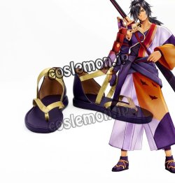 画像1: テイルズ オブ ベルセリア ロクロウ・ランゲツ風 Rokurou Rangetsu コスプレ靴 ブーツ