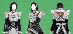 画像2: ■ゼロから始める異世界生活 メイド風 エナメル製 ●コスプレ衣装