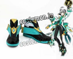 画像1: エルソード ELSWORD アイン風 Ａin 新職１次転職アンパッセン ストーリー! コスプレ靴 ブーツ