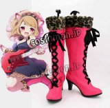 SHOW BY ROCK!! ショウ・バイ・ロック SB69 シアン風 コスプレ靴 ブーツ