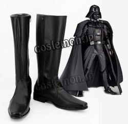 画像1: スター・ウォーズ Star Wars ダース・ベイダー トゥースセイバー ダース・ベイダー風 Darth Vader コスプレ靴 ブーツ