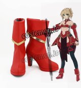 Fate/Grand Order フェイト・グランドオーダー モードレッド風 コスプレ靴 ブーツ