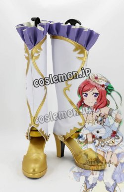 画像1: Love Live!ラブライブ! 誕生石編 西木野真姫風 覚醒後 コスプレ靴 ブーツ