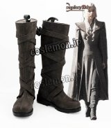 ゲーム・オブ・スローンズ Game of Thrones 氷と炎の歌 デナーリス・ターガリエン風 コスプレ靴 ブーツ