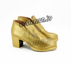 画像2: ジョジョの奇妙な冒険 Parte5 黄金の風 ブローノ・ブチャラティ風 コスプレ靴 ブーツ