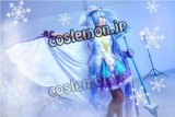 VOCALOID 初音ミク 2014年 雪ミク風 魔法少女 コスプレウィッグ