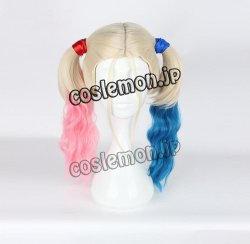 画像1: スーサイド・スクワッド Suicide Squad ハーリーン・クインゼル博士 ハーレイ・クイン風 06 コスプレウィッグ