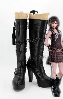 画像1: ファイナルファンタジーXV FF15 イリス・アミシティア風 Iris Amicitia コスプレ靴 ブーツ