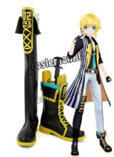 VOCALOID ボーカロイド 鏡音レン風 ホーリィランサー 聖槍爆裂ボーイ コスプレ靴 ブーツ