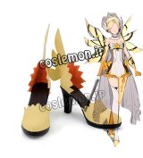 オーバーウォッチ Overwatch マーシー ニケ風 Mercy アンジェラ・ジーグラー風 03 コスプレ靴 ブーツ