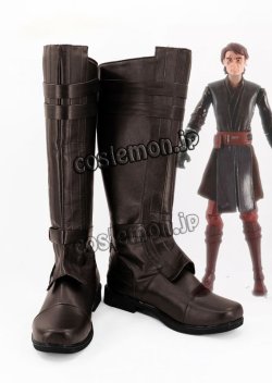 画像1: スター・ウォーズ Star Wars アナキン・スカイウォーカー風 Anakin Skywalker 02 コスプレ靴 ブーツ