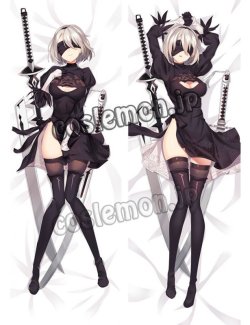 画像1: NieR:Automata ニーア オートマタ 2B ヨルハ二号B型風 04 ●等身大 抱き枕カバー