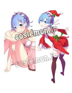 画像1: Re:ゼロから始める異世界生活 レム風 クリスマス ●等身大 抱き枕カバー