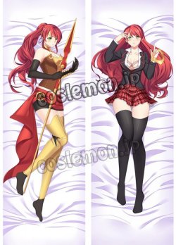 画像1: RWBY ルビー Pyrrha Nikos ピュラ・ニコス風 ●等身大 抱き枕カバー