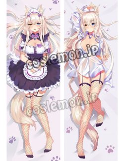 画像1: ネコぱら NEKOPARA ココナツ風 メイド ●等身大 抱き枕カバー