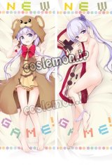 NEW GAME! ニューゲーム! 涼風青葉風 すずかぜあおば クマさん寝袋 Ver. 03 ●等身大 抱き枕カバー