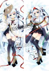 VOCALOID ボーカロイド 初音ミク 雪ミク風 2018〜ゆきたんちょう巫女〜 snow miku ●等身大 抱き枕カバー