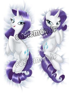 画像1: マイリトルポニー My Little Pony ラリティ風 Rarity ●等身大 抱き枕カバー