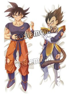 画像1: ドラゴンボールZ 復活のF 孫悟空&ベジータ風 ●等身大 抱き枕カバー