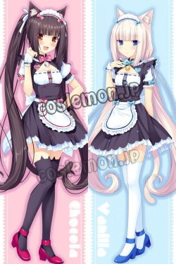 画像1: ネコぱらOVA ショコラ風 バニラ風 ●等身大 抱き枕カバー