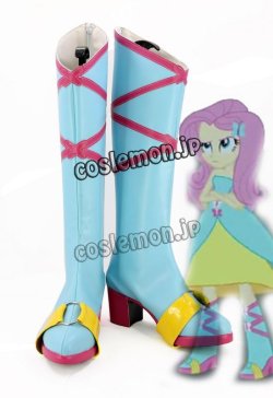 画像1: マイリトルポニー My Little Pony Equestria Girls フラッターシャイ風 Minis Fluttershy 02 コスプレ靴 ブーツ