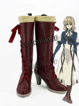 ヴァイオレット・エヴァーガーデン ヴァイオレット・エヴァーガーデン風 Violet Evergarden コスプレ靴 ブーツ