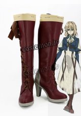 ヴァイオレット・エヴァーガーデン ヴァイオレット・エヴァーガーデン風 Violet Evergarden 03 コスプレ靴 ブーツ