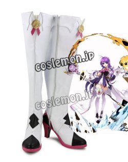 画像1: エルソード ELSWORD アイシャ風 Aisha 四次職 AETHER SAGE エーテルセージ コスプレ靴 ブーツ