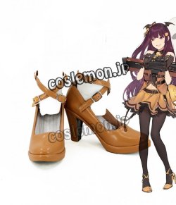 画像1: 少女前線 Girls Frontline WA2000風 03 コスプレ靴 ブーツ