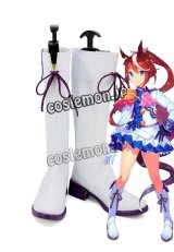 ウマ娘 プリティーダービー トウカイテイオー風 コスプレ靴 ブーツ