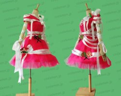 画像2: ディズニー ハロウィン パレード ポップンライブ ダンサー アイドルマミー ピンク風 コスプレ衣装