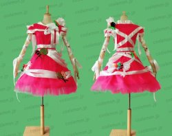 画像1: ディズニー ハロウィン パレード ポップンライブ ダンサー アイドルマミー ピンク風 コスプレ衣装