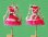 画像1: ディズニー ハロウィン パレード ポップンライブ ダンサー アイドルマミー ピンク風 コスプレ衣装 (1)