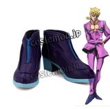 ジョジョの奇妙な冒険 黄金の風 Giorno Giovann風 02 コスプレ靴 ブーツ